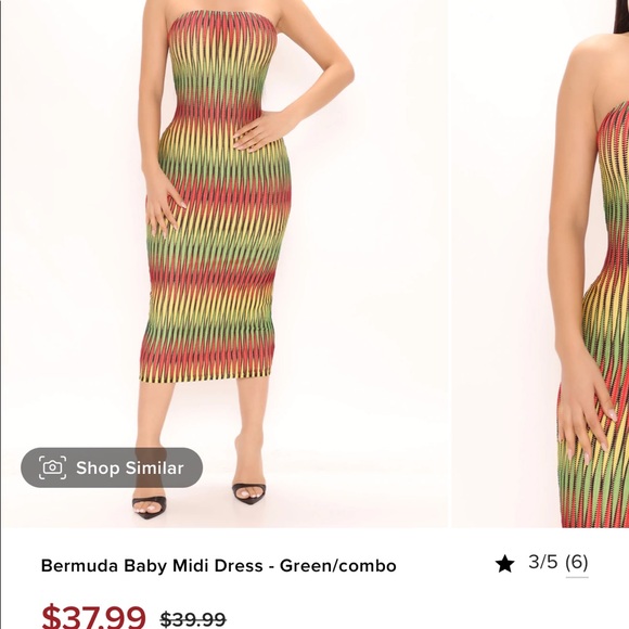 Jamaican Tube Dress - Picture 1 of 6